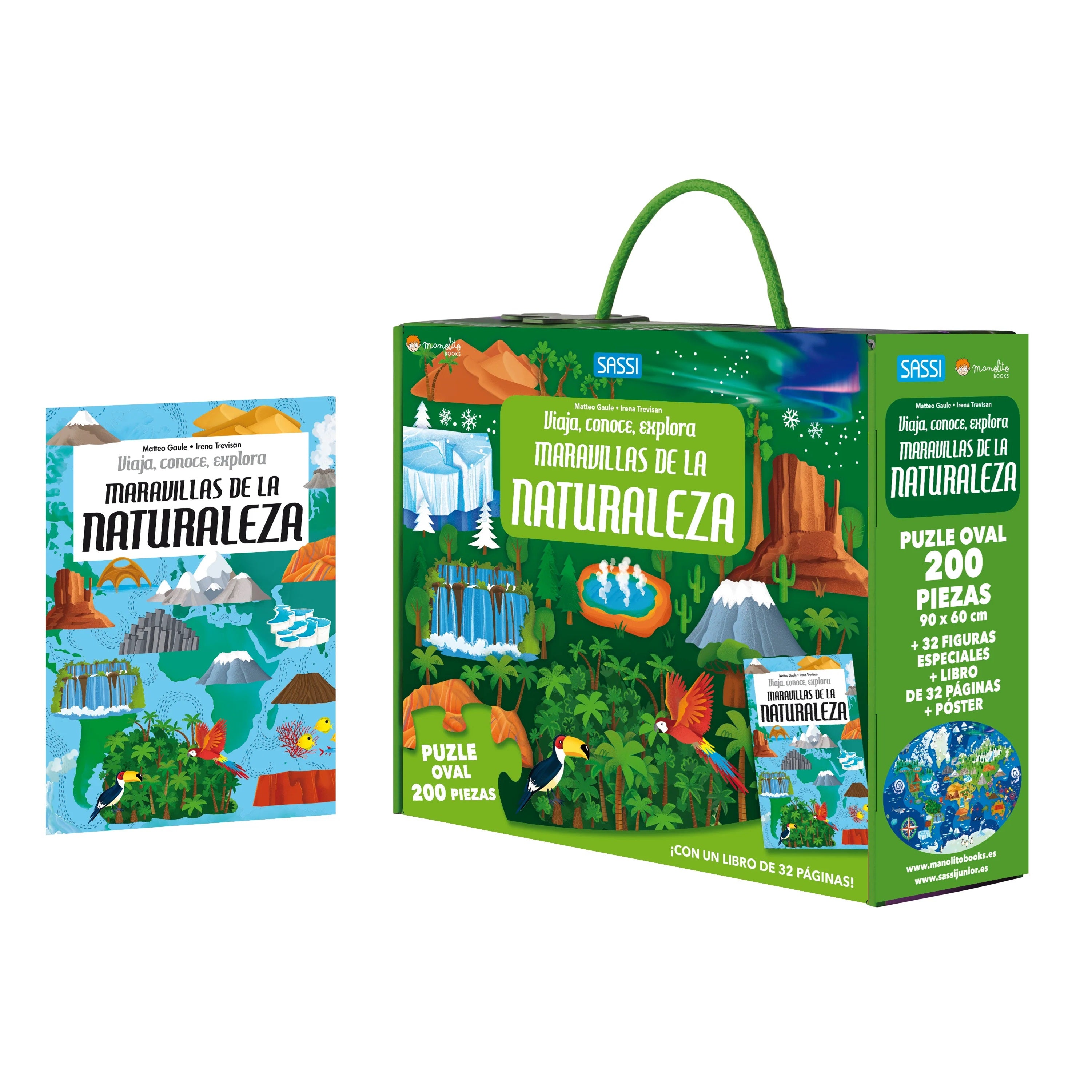 Maravillas de la naturaleza. Viaja, conoce y explora. Rompecabeza + libro Maravillas de la naturaleza. Viaja, conoce y explora. Rompecabeza + libro